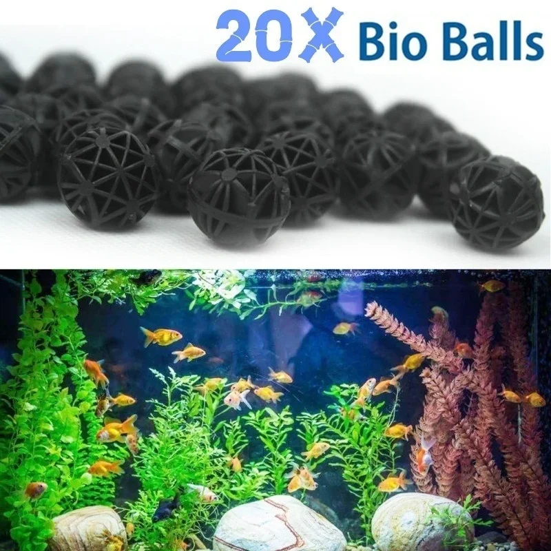 Aquarium Fish In Pond - 20Pcs 16mm Aquarium Bio Balls Filter