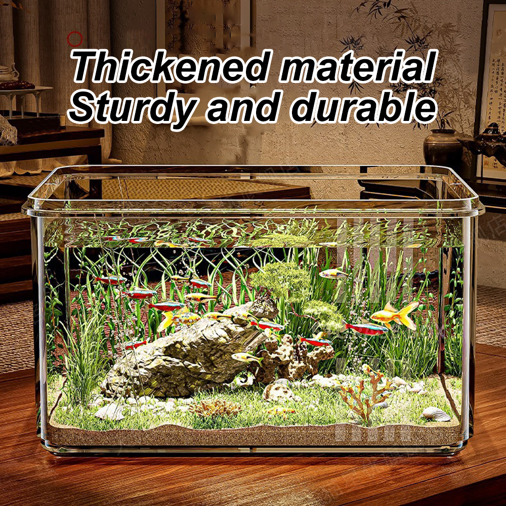 1 PC Transparent Aquarium Crea - Xiaomi Aquarium Fish Tank のレビューと価格