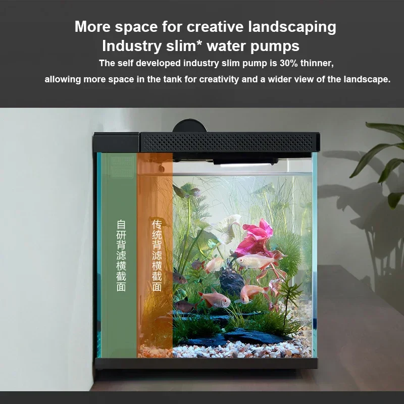 Xiaomi Mijia Smart Fish Tank W - Xiaomi Aquarium Fish Tank のレビューと価格