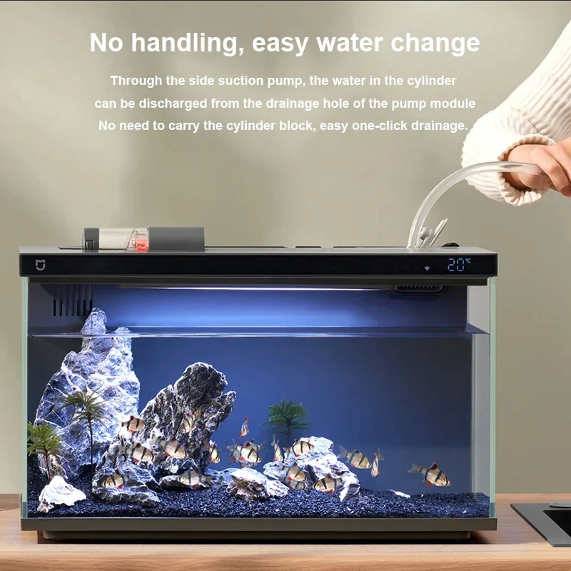 Xiaomi Mijia Smart Fish Tank W - Xiaomi Aquarium Fish Tank のレビューと価格