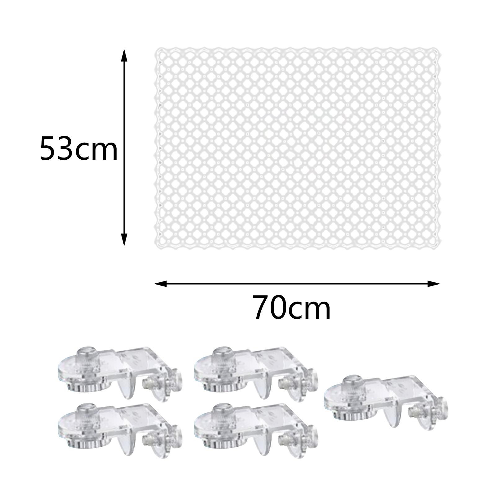 Transparent Mesh Aquarium Scre - Aquarium Fish Jump Guard のレビューと価格