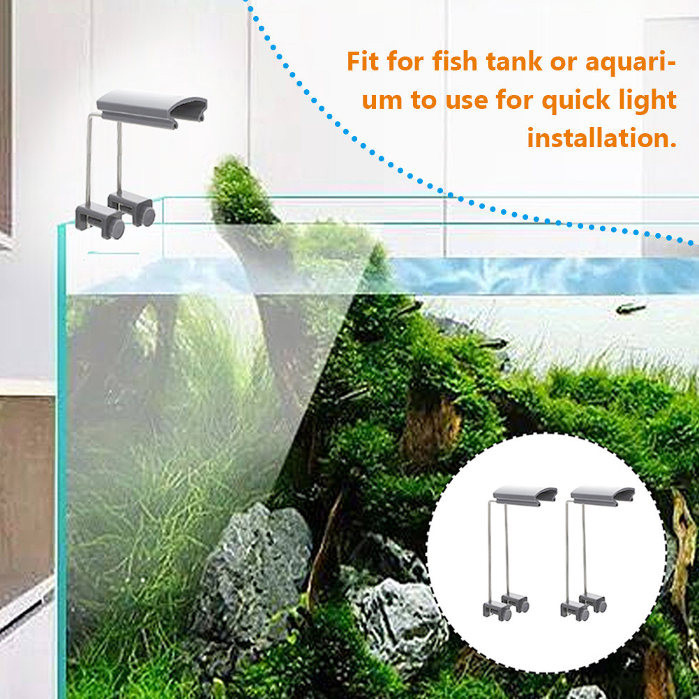 2Pcs Aquarium Light Stand Adju - Aquarium Fish Light Lamp のレビューと価格