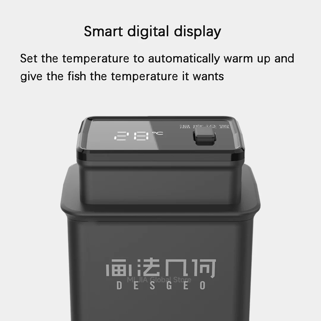 DESGEO 50W Smart Aquarium Heat - Xiaomi Aquarium Fish Tank のレビューと価格