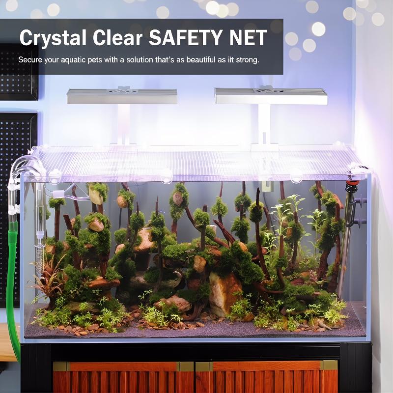 1Pcs Fish Tank Net Anti Jumpin - Aquarium Fish Jump Guard のレビューと価格