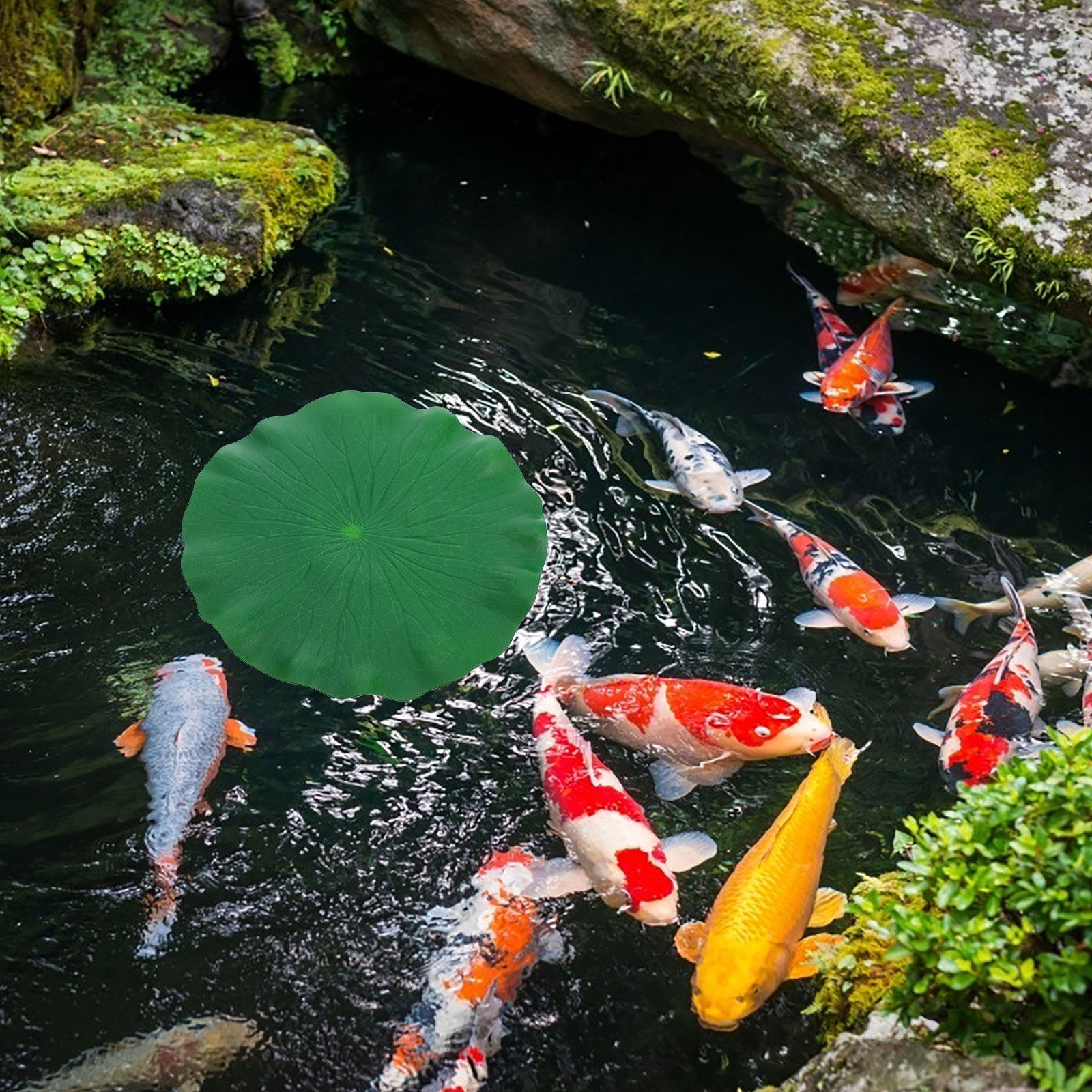 15Pcs Artificial Lotus Leaves  - Aquarium Fish In Pond のレビューと価格