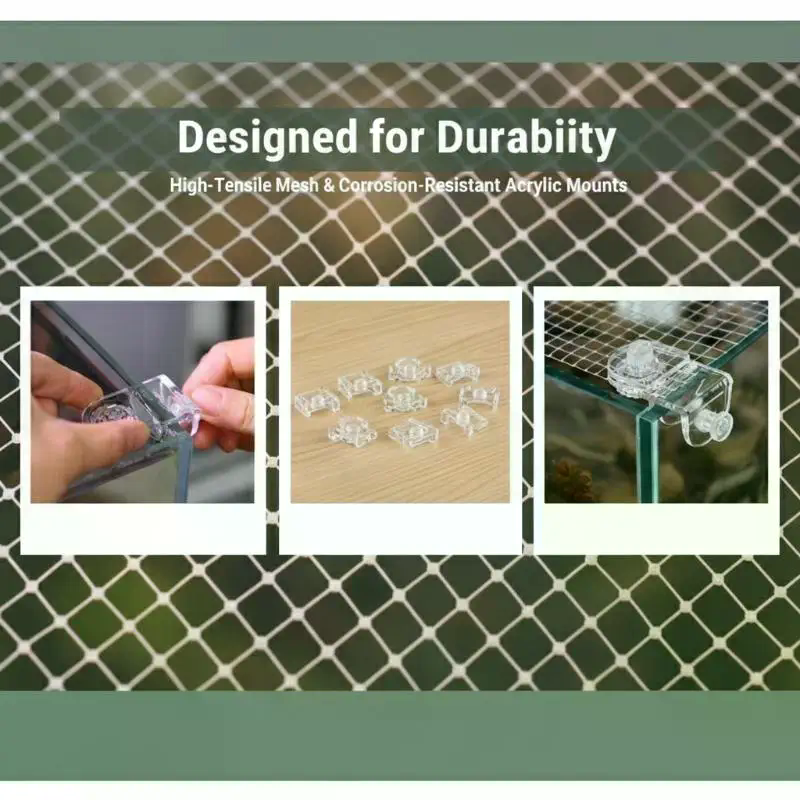 Anti Jumping Fish Net 1Pcs Aqu - Aquarium Fish Jump Guard のレビューと価格