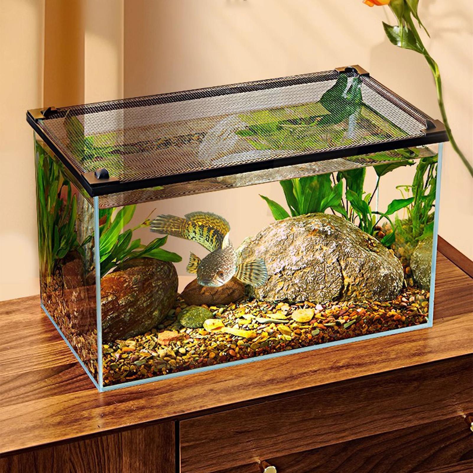 Anti Jumping Magnetic Clear DI - Aquarium Fish Jump Guard のレビューと価格