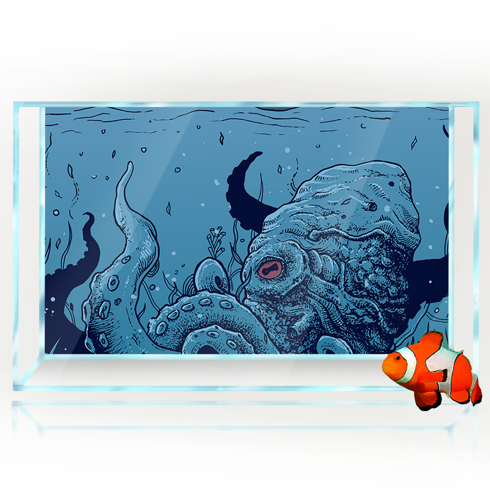Aquarium Background Sticker -  - Aquarium Fish Monster のレビューと価格