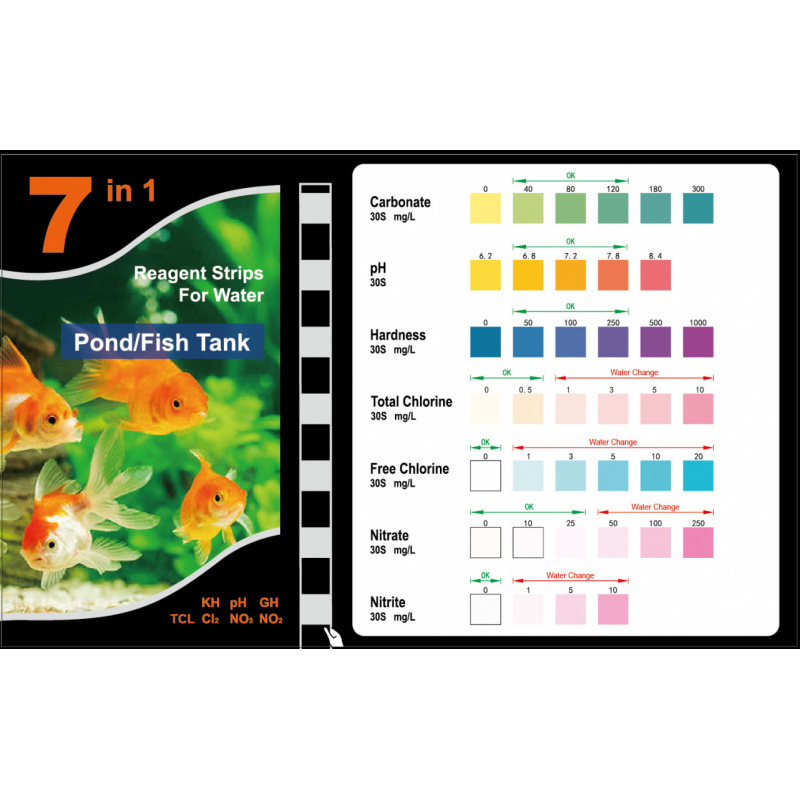 7-In-1 PH Test Strip, Aquarium - Aquarium Fish In Pond のレビューと価格