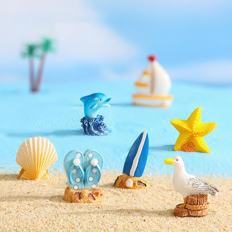 Cartoon Surfboard Seashells Se - Aquarium Fish Dolphin のレビューと価格