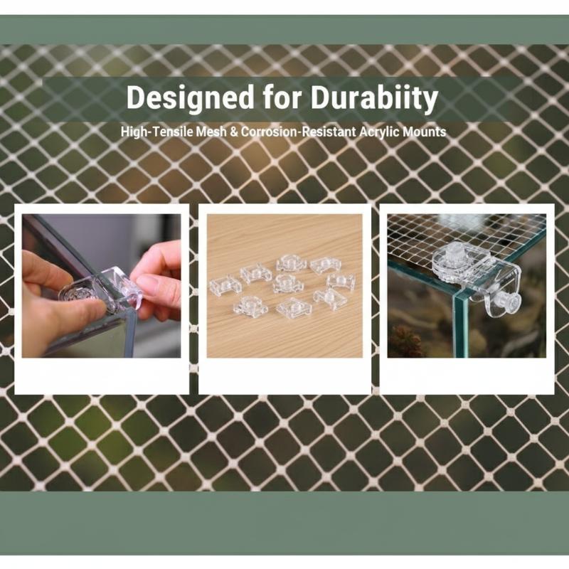 1Pcs Fish Tank Net Anti Jumpin - Aquarium Fish Jump Guard のレビューと価格