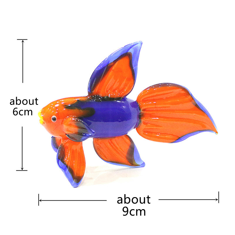 Orange Murano Glass Tropical F - Aquarium Fish For Beginners のレビューと価格