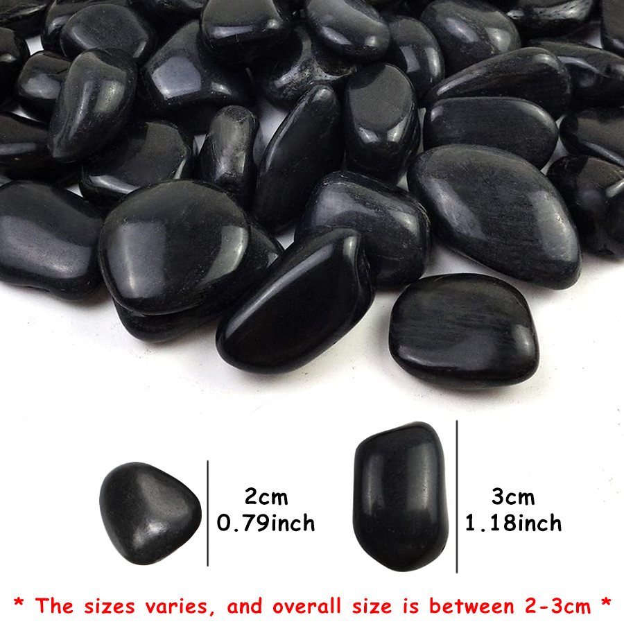 200g Black High Polished Natur - Aquarium Fish Gallery のレビューと価格