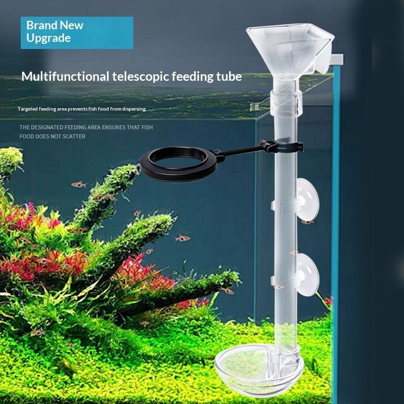 Telescopic Fish Tank Feeding T - Aquarium Fish Feeder のレビューと価格