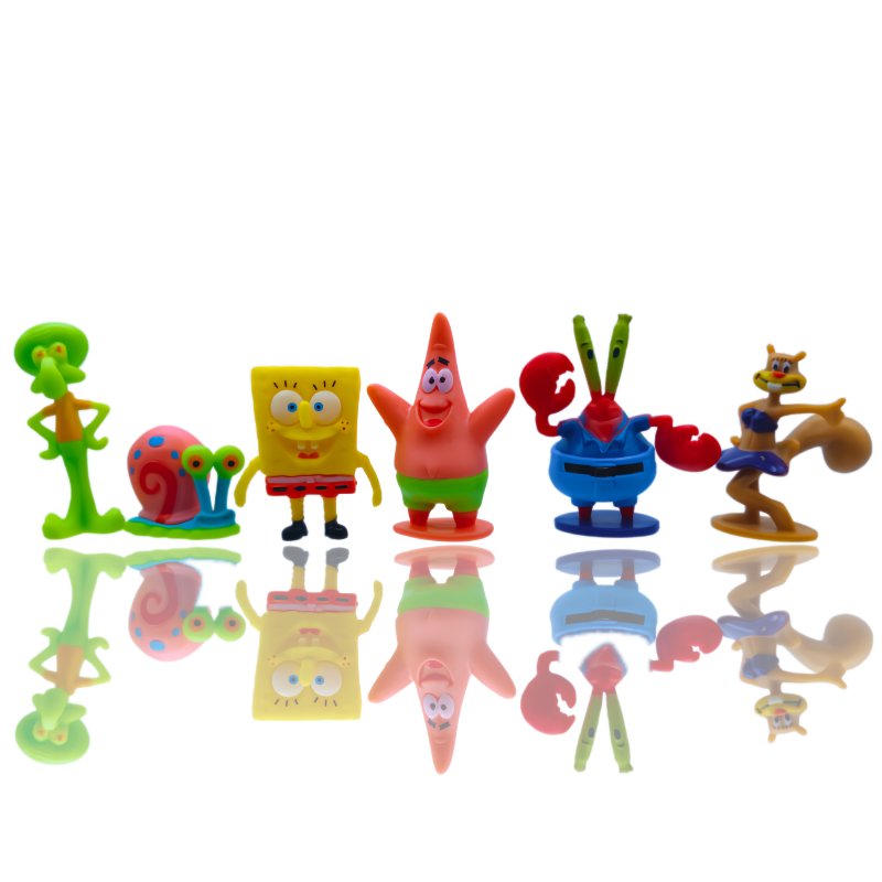 6pcs SpongeBob Fish Tank Decor - Aquarium Fish Gallery のレビューと価格