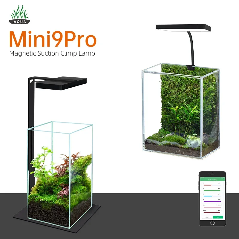 WEEK AQUA Mini 9 Pro USB Nano  - Aquarium Fish Light Lamp のレビューと価格