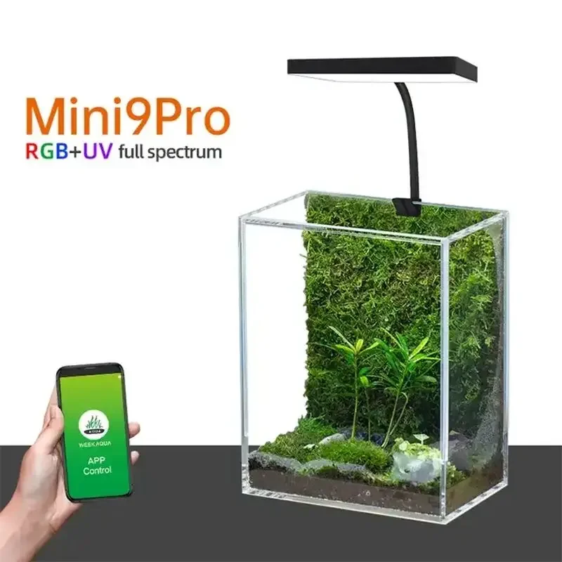 WEEK AQUA Mini 9 Pro USB Nano  - Aquarium Fish Light Lamp のレビューと価格