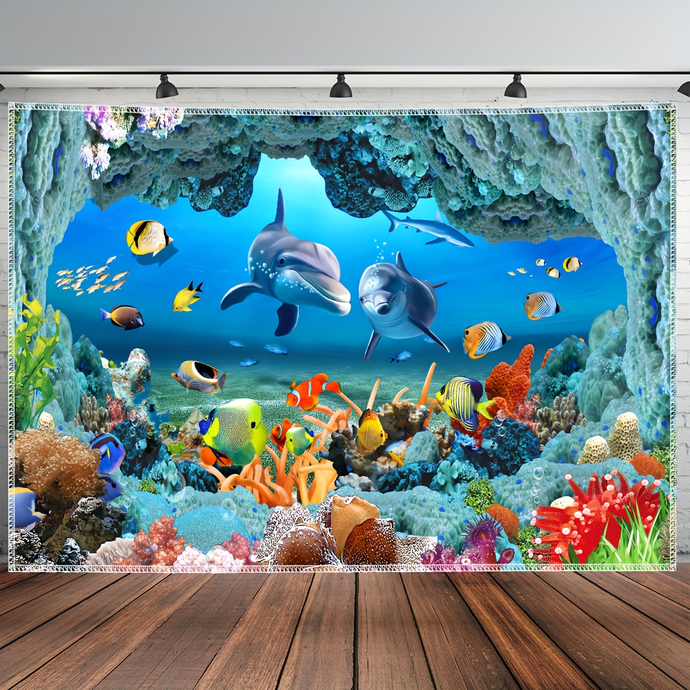 Underwater Coral Reef Dolphin  - Aquarium Fish Dolphin のレビューと価格