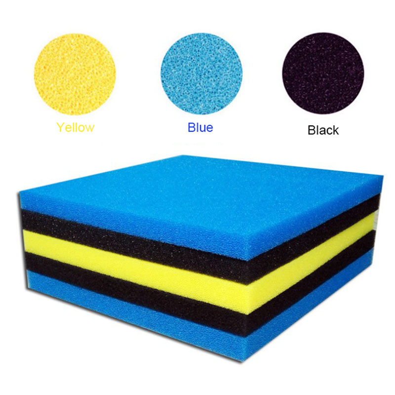 50cmx50cmx2cm Filtration Foam  - Aquarium Fish Yellow And Black のレビューと価格