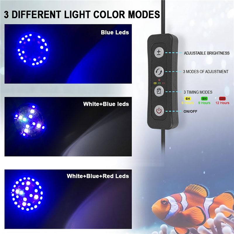30W Aquarium Fish Tank Sea Wat - Aquarium Fish Light Lamp のレビューと価格