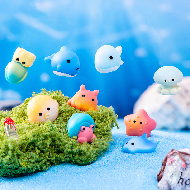 1PC Creative Resin Ocean Anima - Aquarium Fish Dolphin のレビューと価格