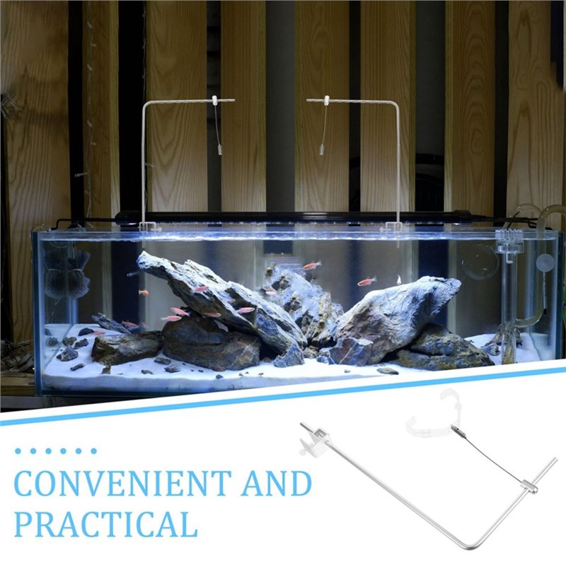 AB41-2Pcs Fish Tank Light Rack - Aquarium Fish Light Lamp のレビューと価格