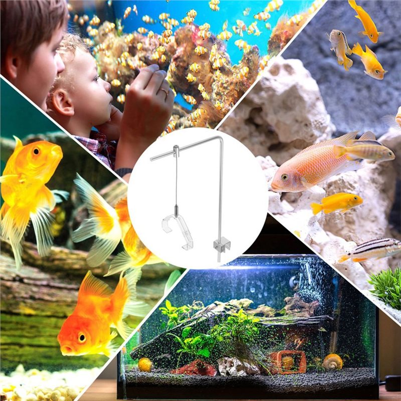 AB41-2Pcs Fish Tank Light Rack - Aquarium Fish Light Lamp のレビューと価格