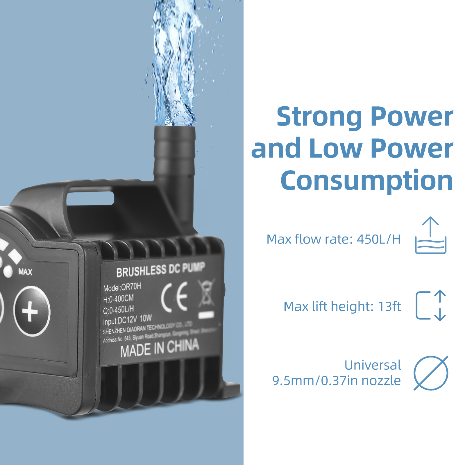 Submersible 12V Water Pump 8 L - Aquarium Fish In Pond のレビューと価格