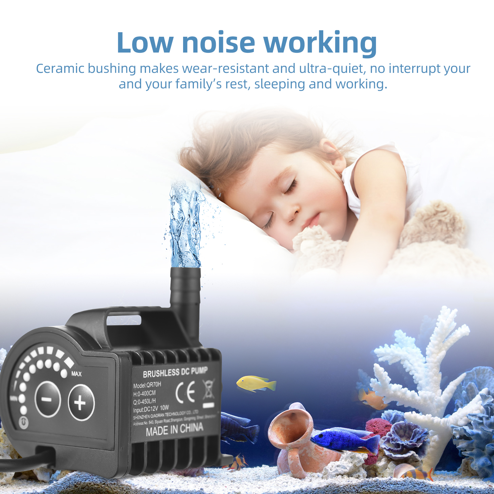 Submersible 12V Water Pump 8 L - Aquarium Fish In Pond のレビューと価格
