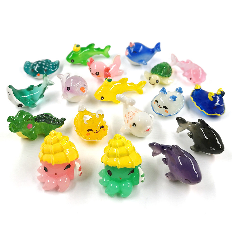 10Pcs Shark Whale Turtle Dolph - Aquarium Fish Dolphin のレビューと価格