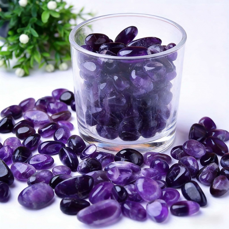 Natural Amethyst Raw Stone Pol - Aquarium Fish Gallery のレビューと価格