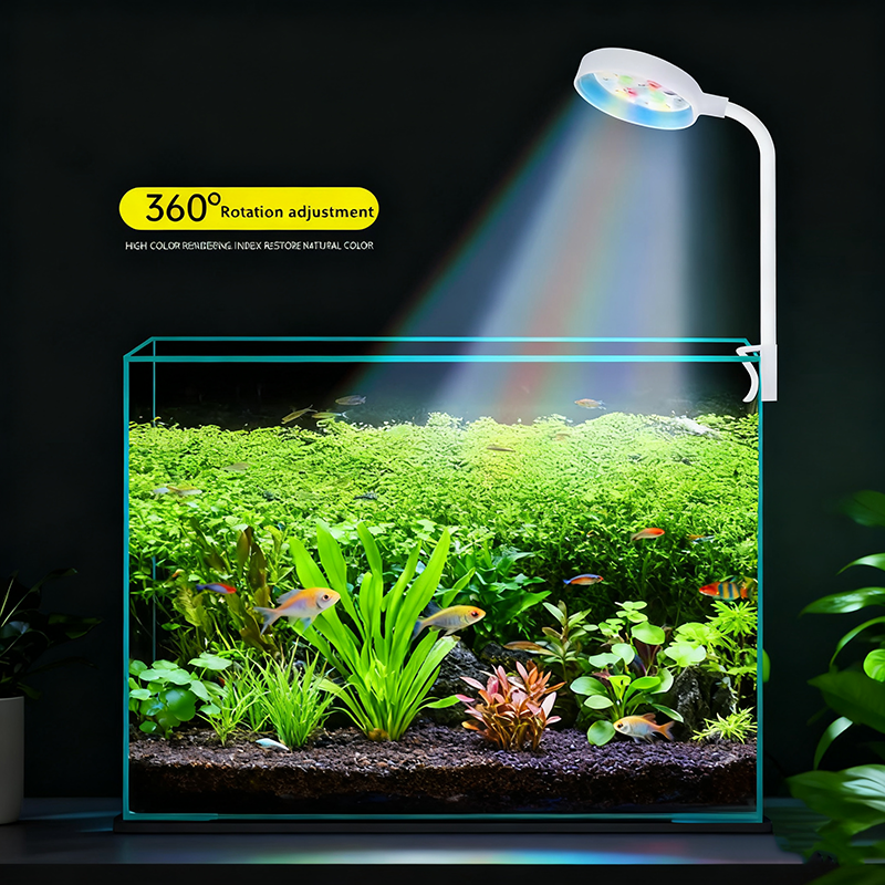 USB LED Fish Tank Clip Lamp Hi - Aquarium Fish Light Lamp のレビューと価格