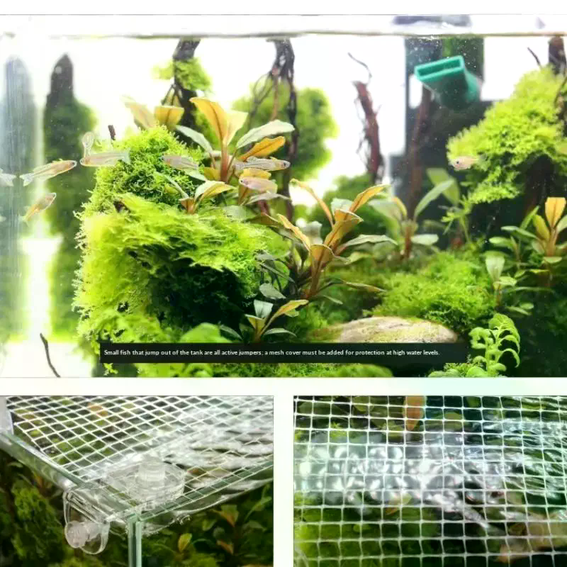 1Pcs Fish Tank Guard Net Anti  - Aquarium Fish Jump Guard のレビューと価格