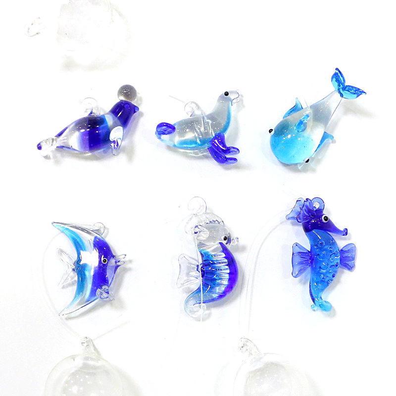 Floating Glass Marine Animal P - Aquarium Fish Dolphin のレビューと価格