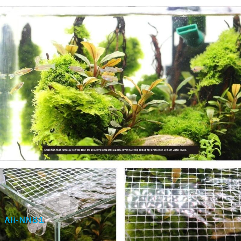 【N】1Pcs Fish Tank Net Anti Jum - Aquarium Fish Jump Guard のレビューと価格