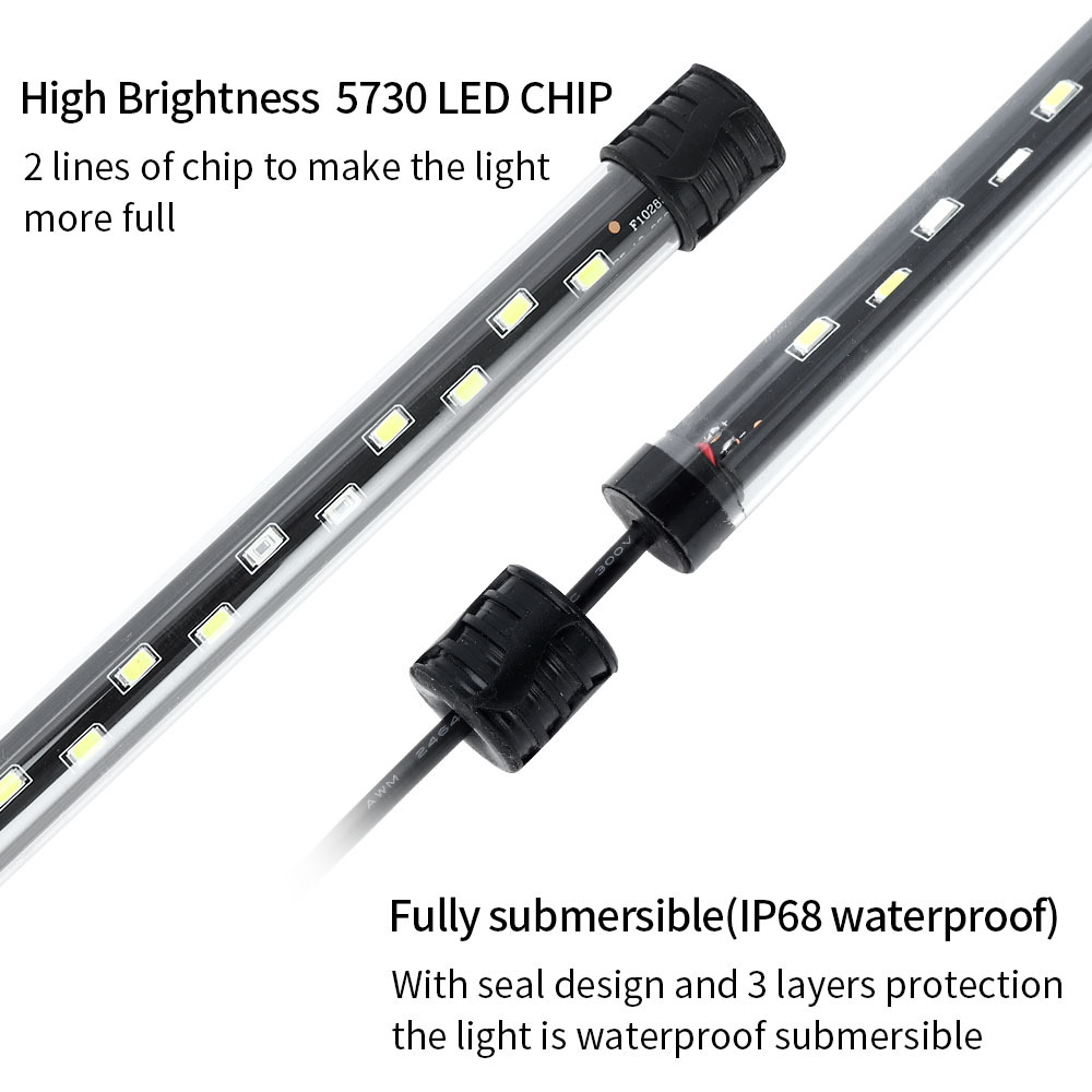 90-260V Aquarium Light LED Wat - Aquarium Fish Light Lamp のレビューと価格