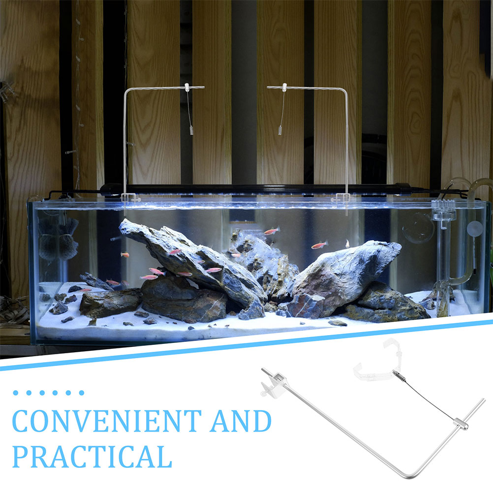 2pcs Aquarium Light Holder Wit - Aquarium Fish Light Lamp のレビューと価格
