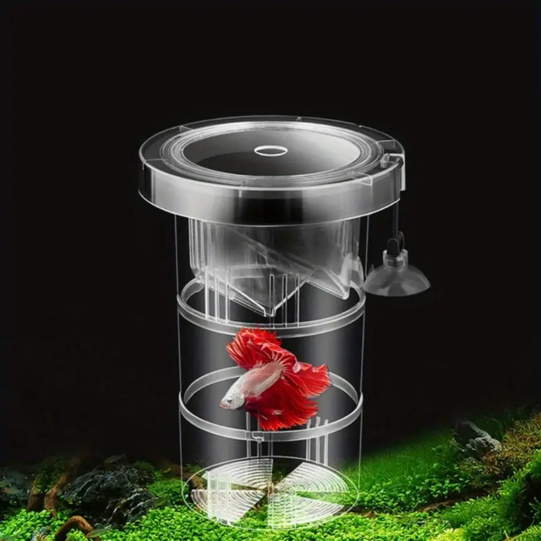 Acrylic Floating Fish Breeding - Aquarium Fish Feeder のレビューと価格