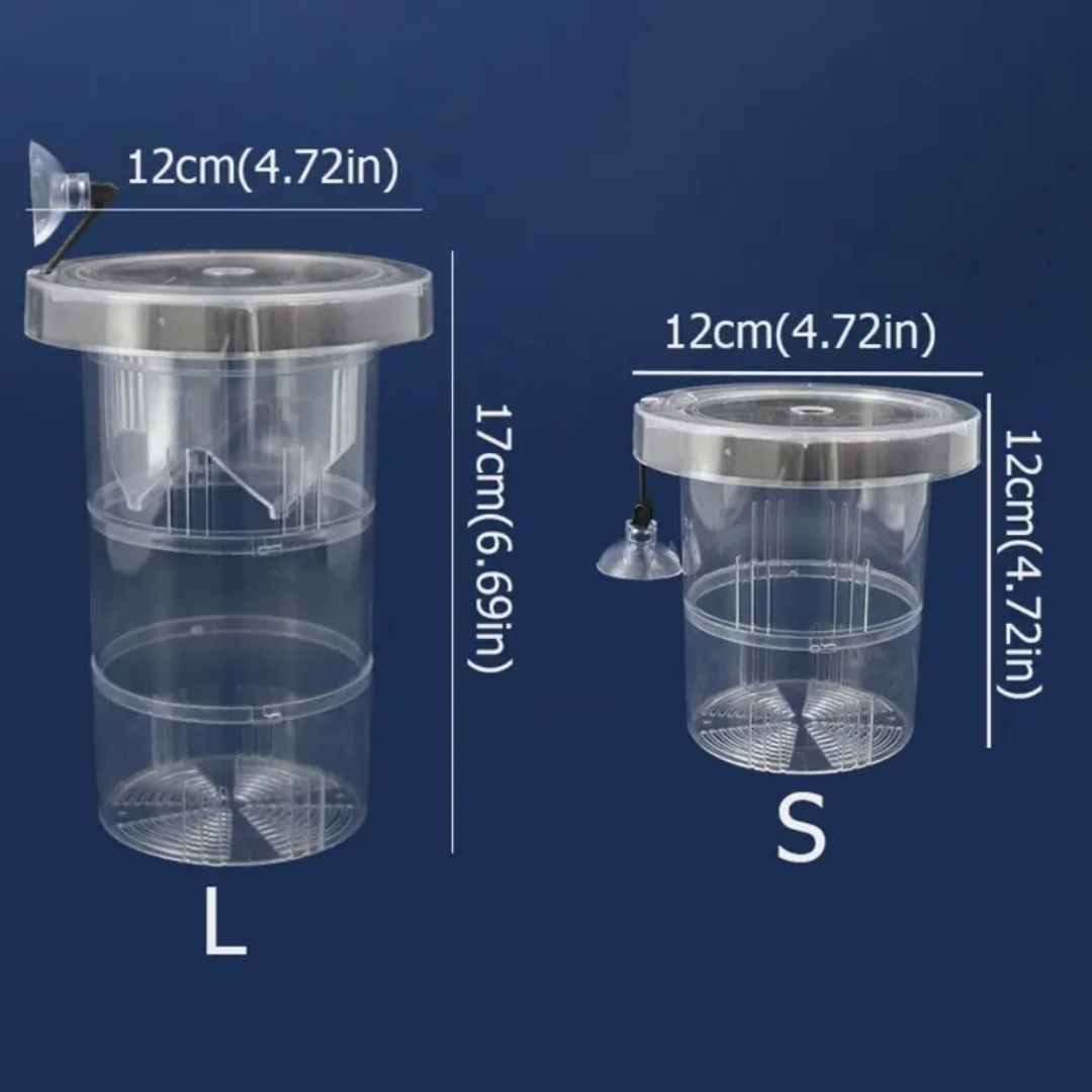 Acrylic Floating Fish Breeding - Aquarium Fish Feeder のレビューと価格