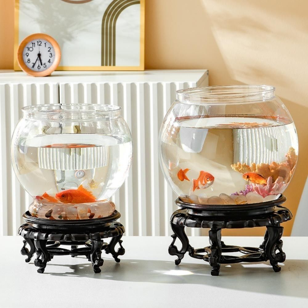 New Transparent Fish Tank Roun - Aquarium Fish For Beginners のレビューと価格