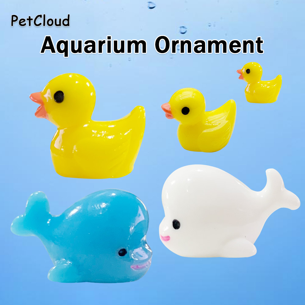 5pcs Fish Tank Ornament Ducks  - Aquarium Fish Dolphin のレビューと価格
