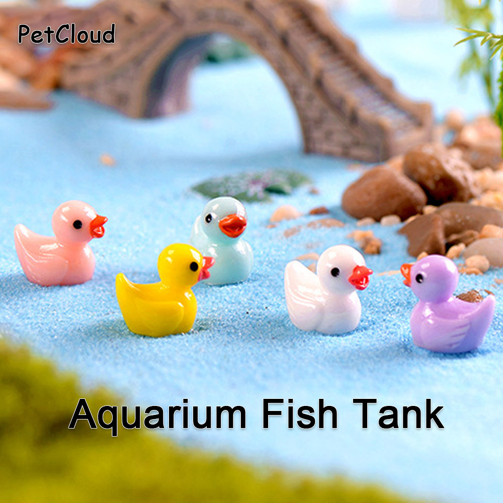 5pcs Fish Tank Ornament Ducks  - Aquarium Fish Dolphin のレビューと価格