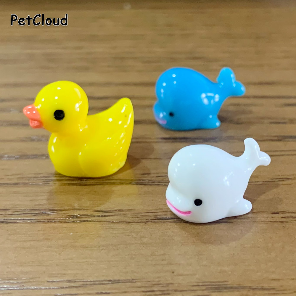 5pcs Fish Tank Ornament Ducks  - Aquarium Fish Dolphin のレビューと価格