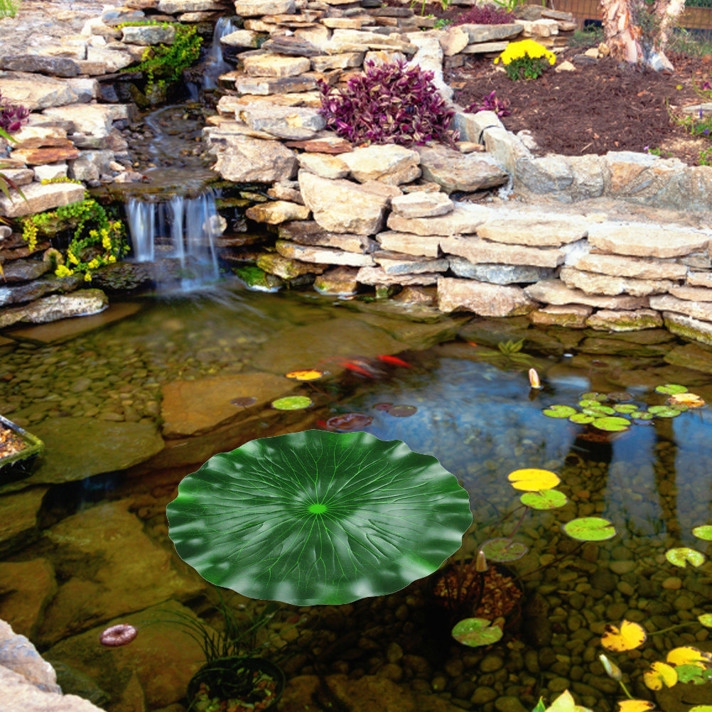 3Pcs Eva Lotus Leaves Vivid Fl - Aquarium Fish In Pond のレビューと価格
