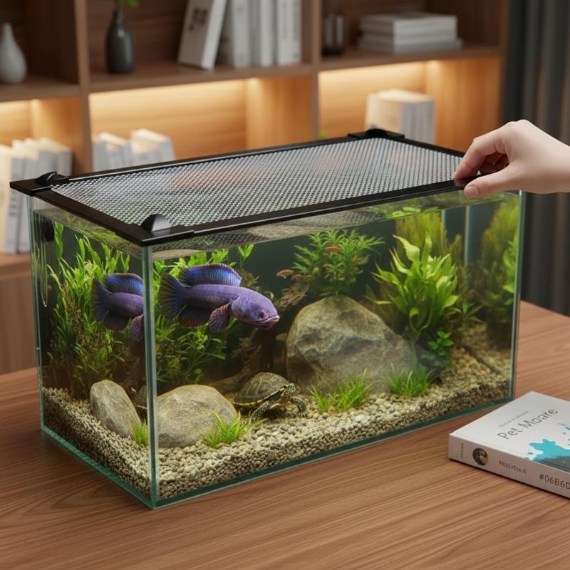 Magnetic Fish Tank Anti Jump M - Aquarium Fish Jump Guard のレビューと価格